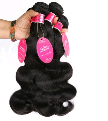 Natural color, hair extension, Brazilian body wave hair