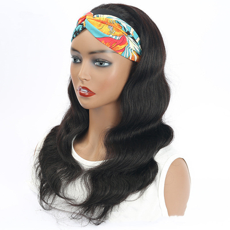 Headband Human Hair Body Wave lace Wig