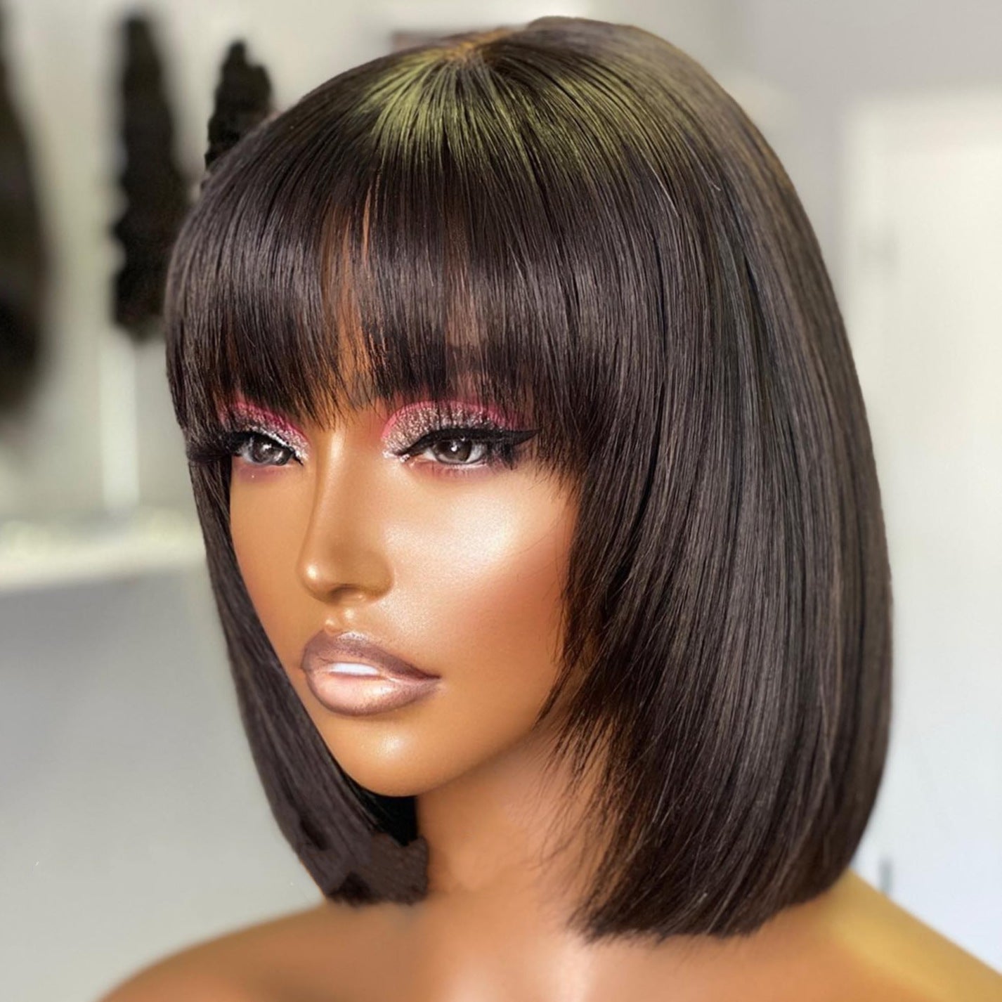 High-density Real Human Hair Wig