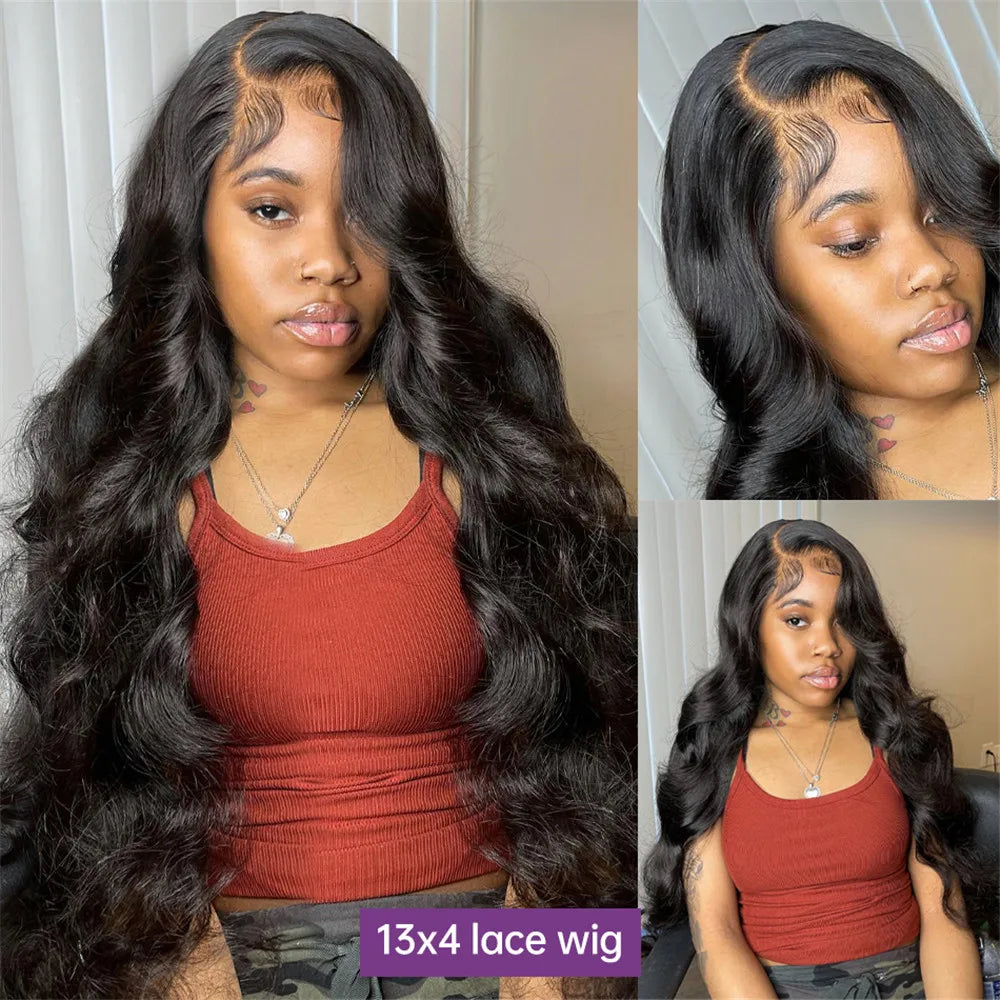 High Density Brazilian Human Hair Wigs 13x6 13x4 360 Body Wave HD Lace Front Wigs Human Hair for Women 6x4 5x5 Glueless Wig