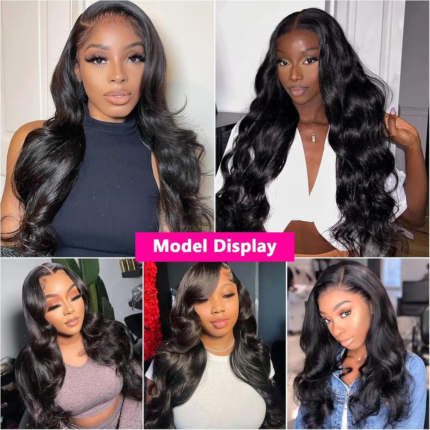 High Density Brazilian Human Hair Wigs 13x6 13x4 360 Body Wave HD Lace Front Wigs Human Hair for Women 6x4 5x5 Glueless Wig