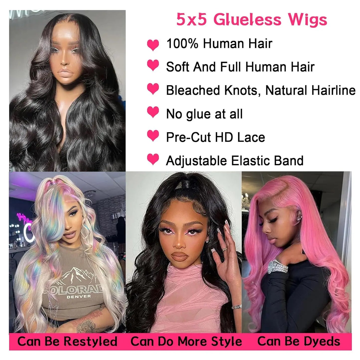 High Density Brazilian Human Hair Wigs 13x6 13x4 360 Body Wave HD Lace Front Wigs Human Hair for Women 6x4 5x5 Glueless Wig