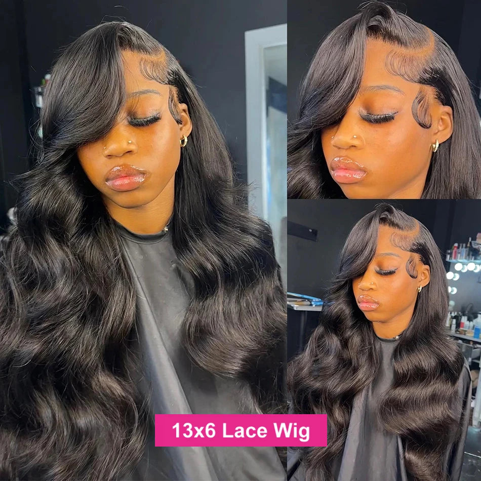 High Density Brazilian Human Hair Wigs 13x6 13x4 360 Body Wave HD Lace Front Wigs Human Hair for Women 6x4 5x5 Glueless Wig