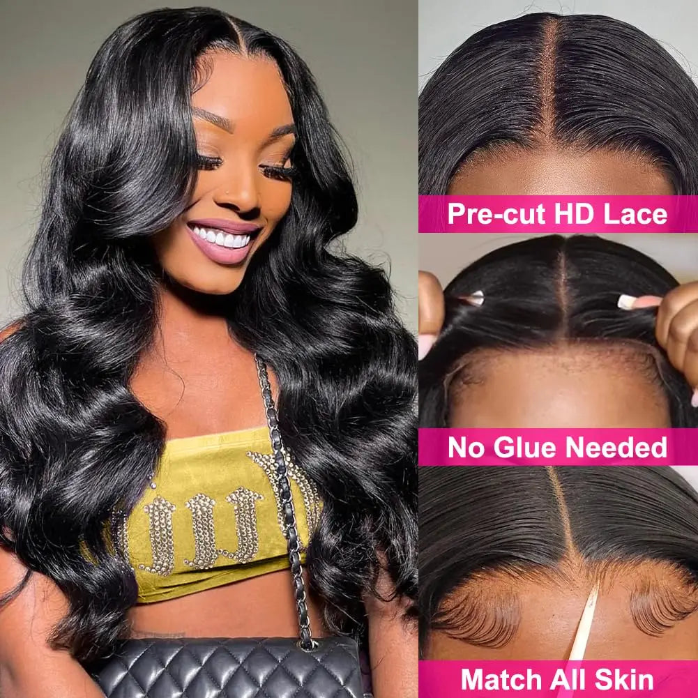 High Density Brazilian Human Hair Wigs 13x6 13x4 360 Body Wave HD Lace Front Wigs Human Hair for Women 6x4 5x5 Glueless Wig